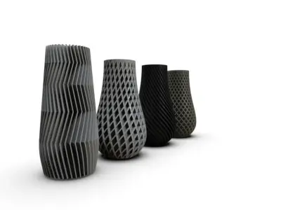 Spiral vases 3D print model