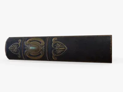 Old Book Low-poly 3D model