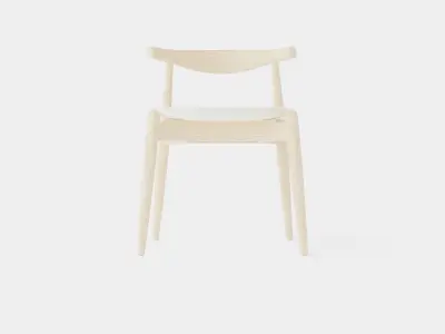 CH20 Chair Low-poly 3D model