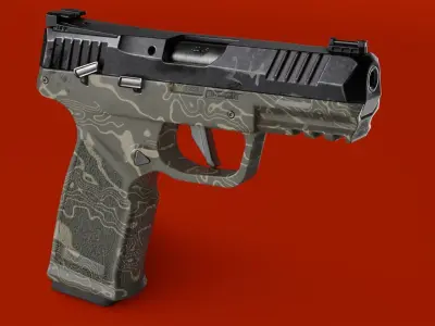 Handgun SIG P322 Low-poly 3D model