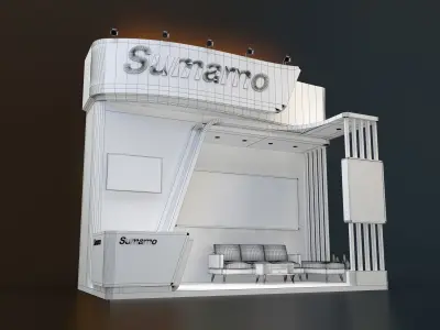 Exhibition Design OQ18 3D model