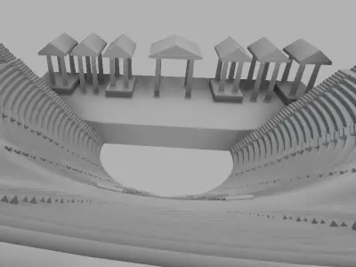 Ancient Theatre 3D print model