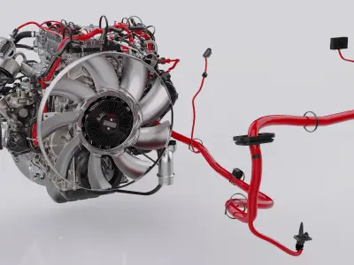 Automotive Engine 3D model