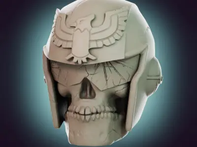  Captain Falcon Skull Helmet 3D print model