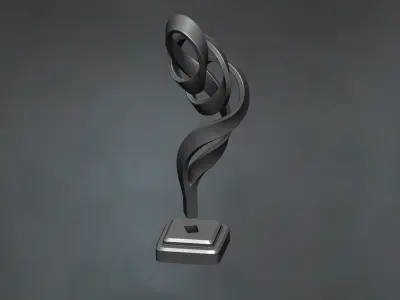 Abstract sculpture tabletop decoration  3D print model