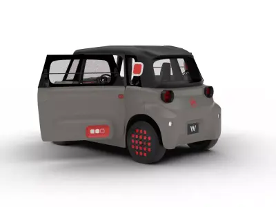 Citroen Ami 2025 HQ 3d model 3D model