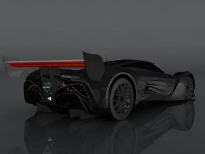 Mazda Furai Low-poly 3D model