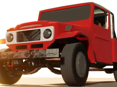 Classic Pick Up Truck  3D model