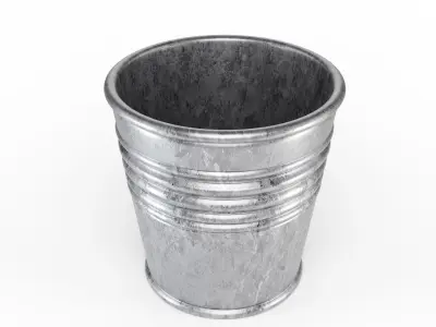 Metal Plant Pot 3D model