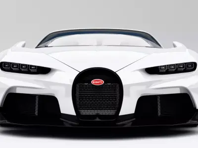 Bugatti Chiron Super Sport 2022 Low-poly 3D model