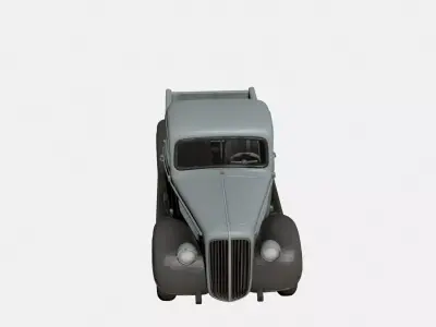 1935 Vintage Pickup Truck Model Early Classic Utility Vehicle 3D model