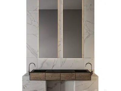 Luxury Bathroom 268 3D model