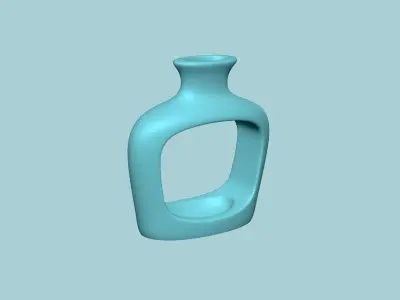 Empty Vases 04 - Modern Plant Vase - STL Printable 3D print model