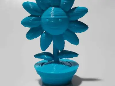 Cute Sunflower  3D print model