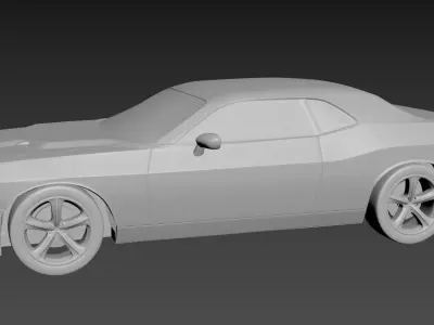 Dodge Challenger 2008  3D print model
