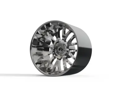 forgiato S205 concave wheel 3D print model