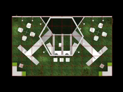 stall 10m x 6m 3D model
