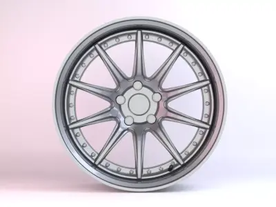 Aodhan DS-07 Wheels Low-poly 3D model