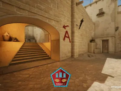 Counter Strike 2 - Mirage Map Unreal Engine 3D model