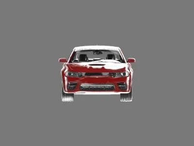 Charger SRT Hellcat 2023 3D model