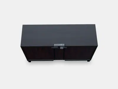 BESTA TV bench with doors 12 Low-poly 3D model