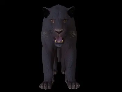 Black panther 3D model