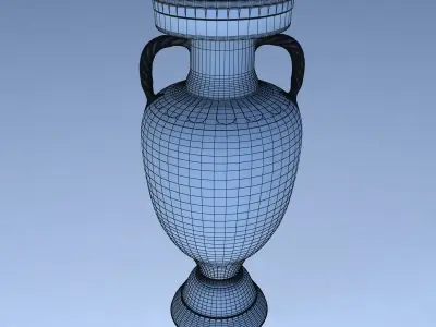 Silver Cup 3D model