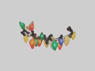 Holiday Lights model Low-poly 3D model