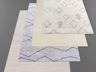 Rugs set255 3D model