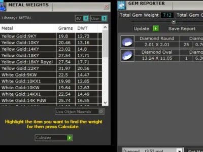 Ring with sapphire and with diamonds 3D print model