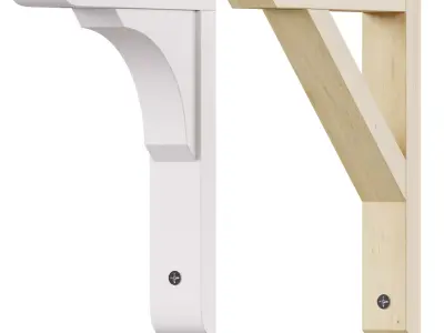 Shelf brackets by Ikea 3D model