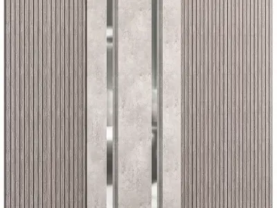 Panel 3D model 7