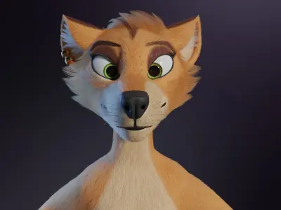Rachel Anthro Dingo 3D model