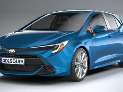 Toyota Corolla Hatchback 2023 3D model
