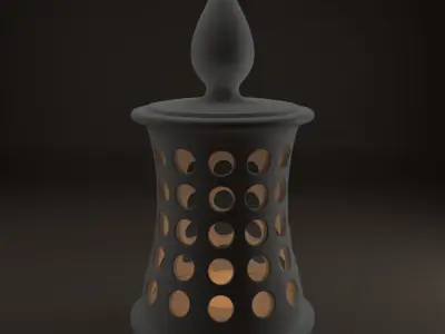 Elegant Lantern STL File for Cozy Home Decoration 3D print model