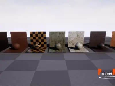 UE4-MaterialsPack-V002 different colored marbles Texture