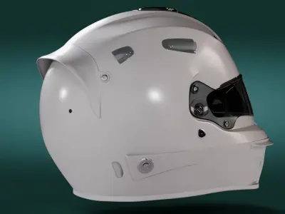 Racing Helmet Free 3D model