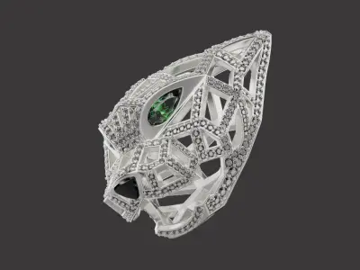 Panther Pendant 15183 3D print model