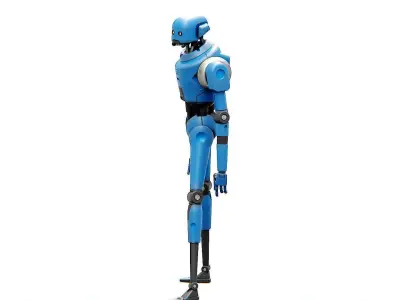 IMPERIAL PROT- DROID Rigged for Unreal Engine - Unity - MIXAMO  3D model