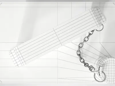 Vintage BP Petrol Gas Fuel Can Low-poly 3D model