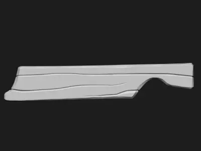 Stylized Wooden Plank IMM Brush Pack 14 in One Vol 6 3D model