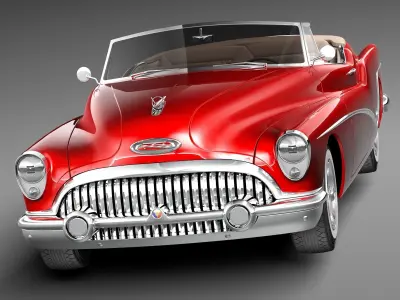 Buick Skylark Convertible 1953 3D model