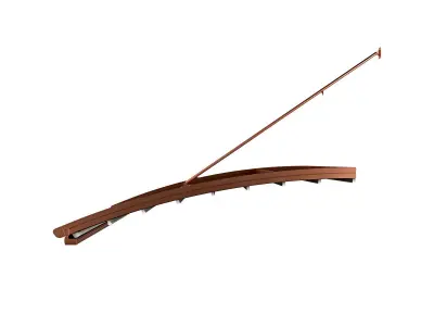 Motorized Pergola 6 copper matte 3D model