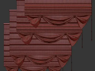 Roman Curtain 57 3D model