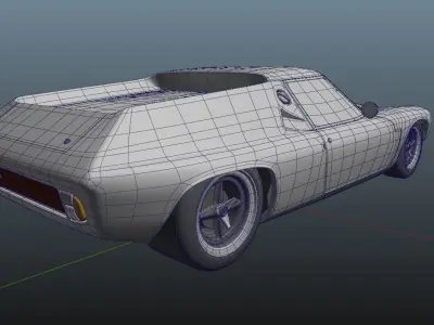 LOTUS 47GT 3D model