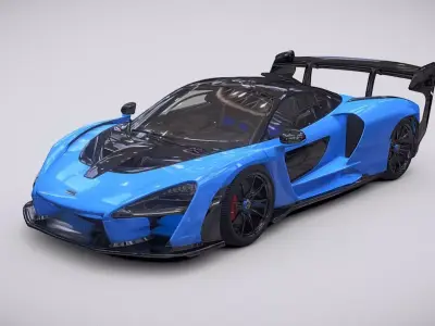 Mclaren senna 3D print model