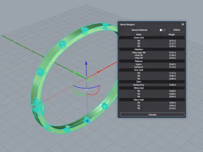 Bracelet Love 17size 10 gem  3D print model