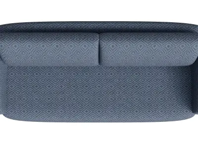 Blue Rhombus Constantine 3S Sofa 3D model