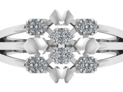 Engagement Ring Free 3D print model 14