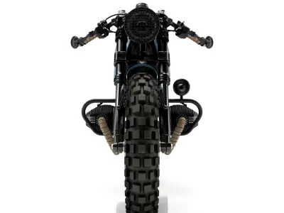 Cafe Racer R100 Motorcycle 3D model